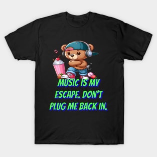 Music teddy bear T-Shirt